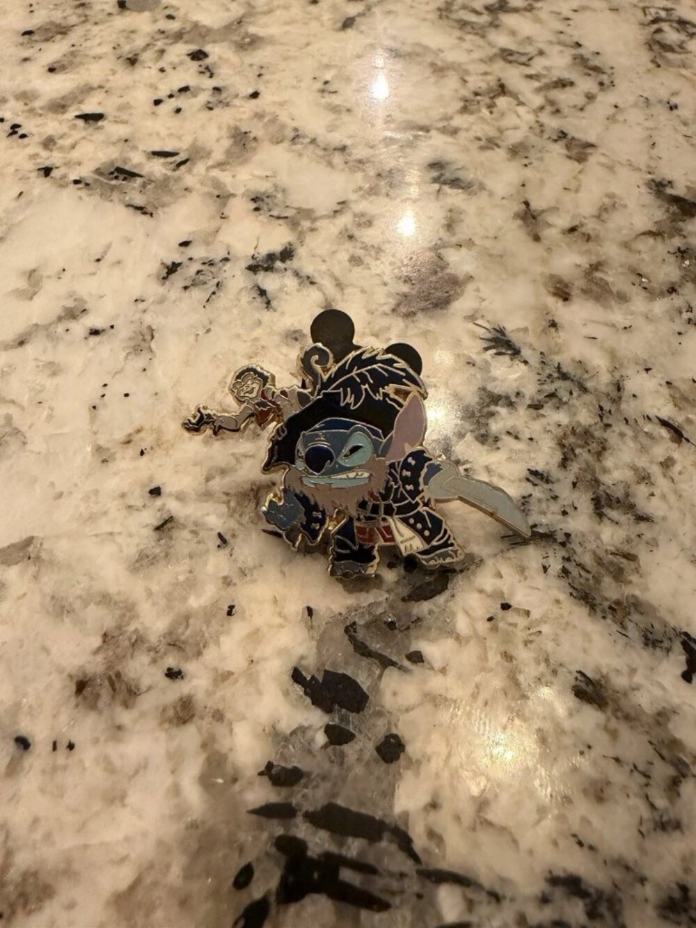 Disney Pin 2009 Pirates of the Caribbean Stitch as Barbossa